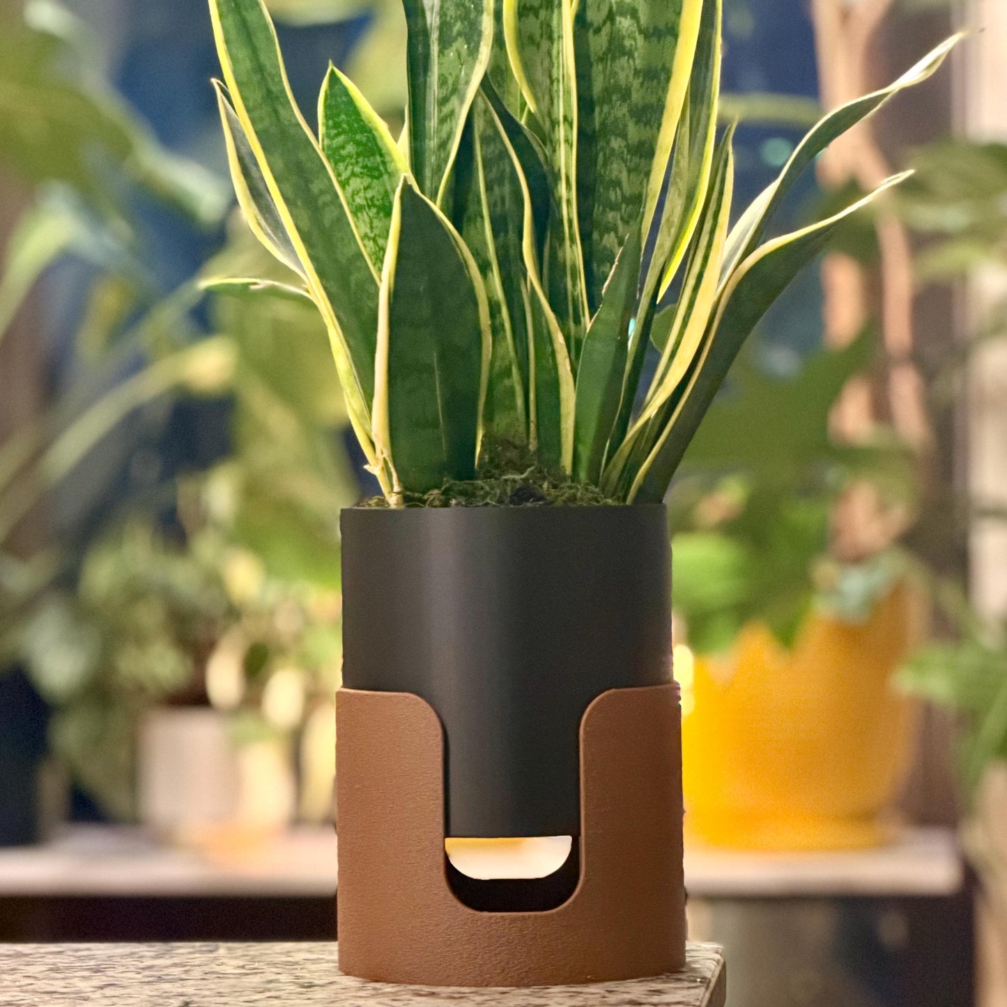 Textured Cradle Planter