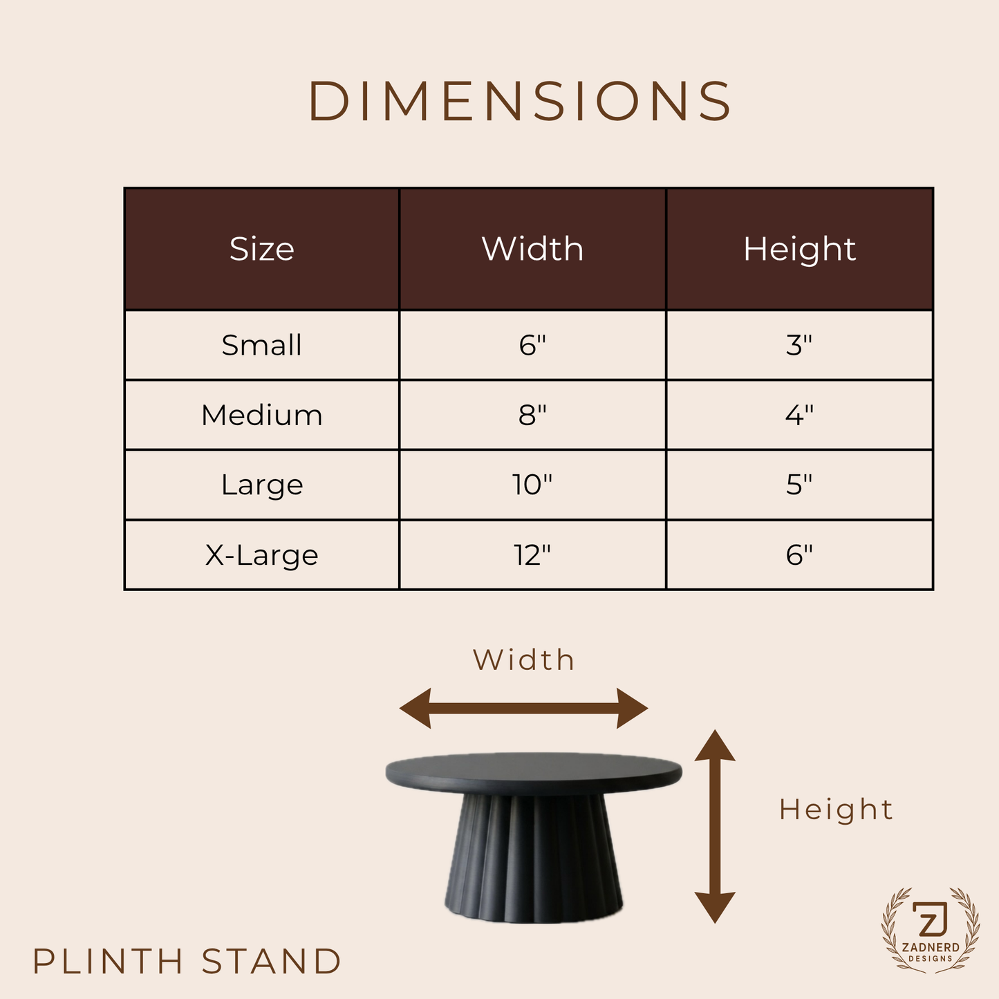 Plinth Plant Stand
